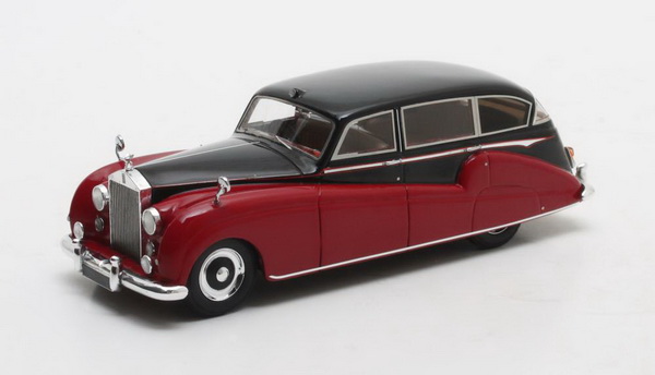 Модель 1:43 Rolls-Royce Silver Wraith Limousine Freestone & Webb Ch.№FLW26 - maroon/black (L.E.408pcs)