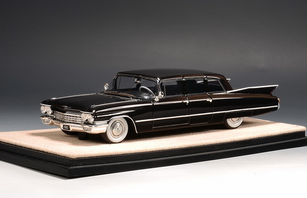 cadillac fleetwood 75 limousine - black (l.e.199pcs) STM60102 Модель 1:43