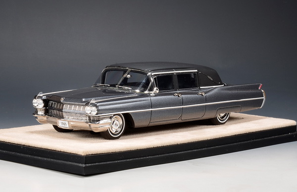 cadillac fleetwood formal limousine landau top - ascot gray met (l.e.199pcs) STM65102 Модель 1:43