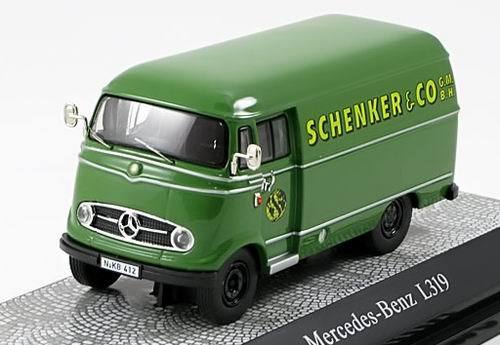 mercedes-benz l 319 kasten «schenker & co.» - green 11006 Модель 1:43