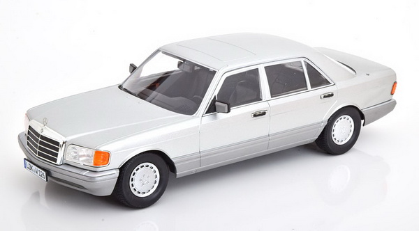 Mercedes-Benz 560 SEL (W126) Facelift Serie II - silver/grey 118000000059 Модель 1:18