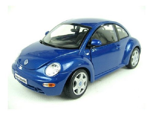 Модель 1:18 Volkswagen New Beetle - blue