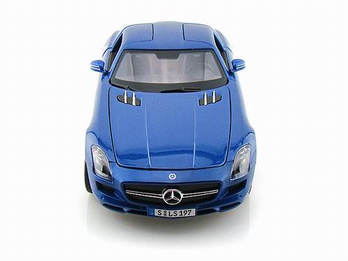 Модель 1:18 Mercedes-Benz SLS AMG - blue met