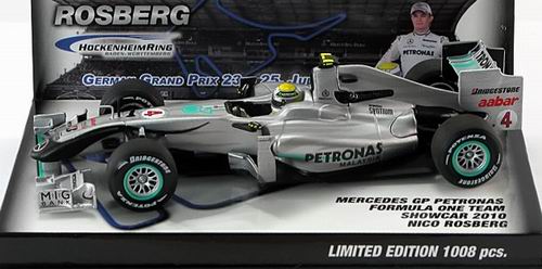 Модель 1:43 Mercedes GP Petronas F1 Team Showcar Hockenheim Edition (Nico Rosberg)