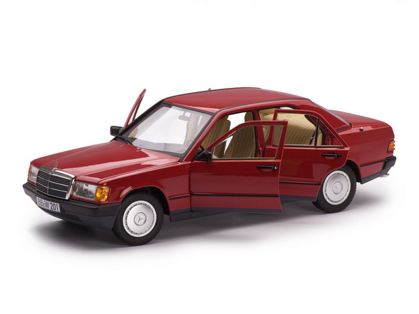Mercedes-Benz 190E 1982 (W201) - red B66040662 Модель 1:18