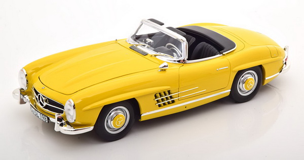 Модель 1:18 Mercedes-Benz 300SL Roadster Hardtop 1957-1963 - yellow
