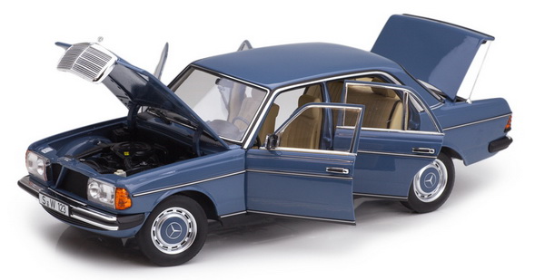mercedes-benz 200 (w123) limousine - blue (special model from mercedes) B66040675 Модель 1:18