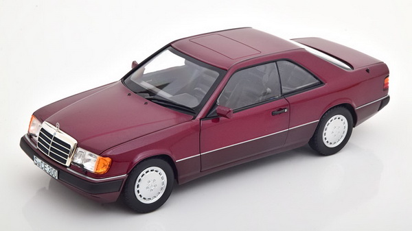Модель 1:18 Mercedes-Benz 300 CE-24 (C124) Coupe 1988-1992 - red met.