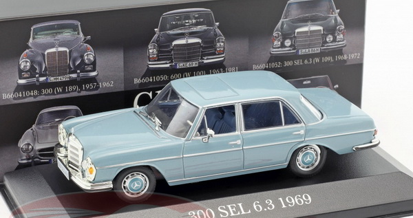 Модель 1:43 Mercedes-Benz 300 SEL 6.3 (W109) - light blue