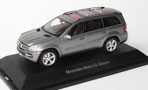 Модель 1:43 Mercedes-Benz GL-class (facelift) (X164) - Palladium silver