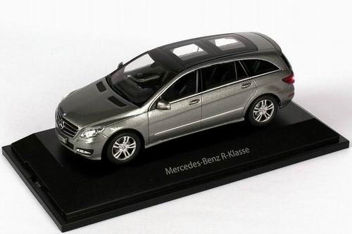 Модель 1:43 Mercedes-Benz R-class Lang MOPF (W251) - palladium silver