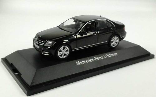 Модель 1:43 Mercedes-Benz C-class (facelift) (W204 MOPF) - obisidian black