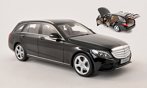 Модель 1:18 Mercedes-Benz C-class T-model (S205) Exclusive - black