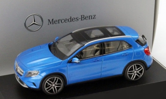 Модель 1:43 Mercedes-Benz GLA-class (X156) SUV - blue
