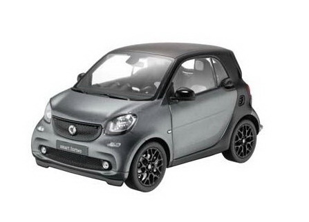 Модель 1:18 Smart ForTwo Coupe - grey/black