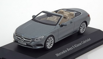 Mercedes-Benz S-class (A217) Cabrio - selenite grey B66960352 Модель 1:43