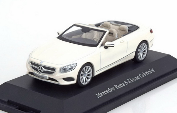 Модель 1:43 Mercedes-Benz S-class (A217) Cabrio - diamond white bright