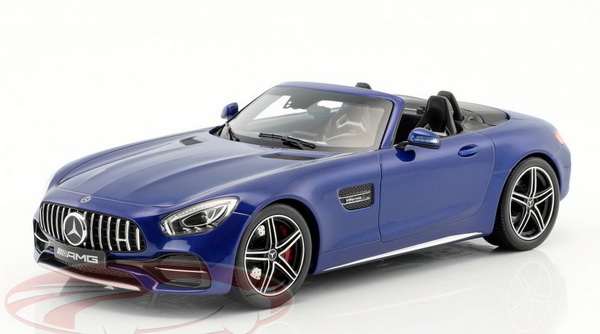 Модель 1:18 Mercedes-AMG GT C Roadster - brilliant blue met
