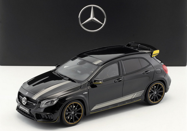 Mercedes-AMG GLA 45 Yellow Night Edition - black B66960469 Модель 1:18