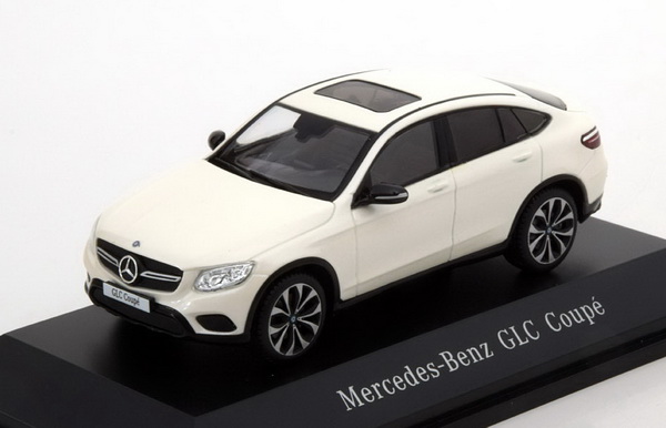 Модель 1:43 Mercedes-Benz GLC-class Coupe (X205) - designo diamond white bright