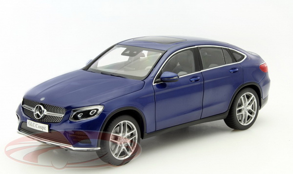Модель 1:18 Mercedes-Benz GLC Coupe (C253) - brilliant blue