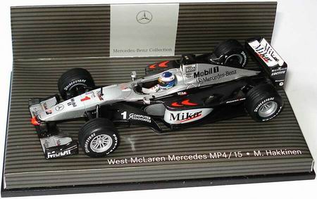 Модель 1:43 McLaren Mercedes MP4/15 F1 «Mika» №1 (Mika Pauli Hakkinen)