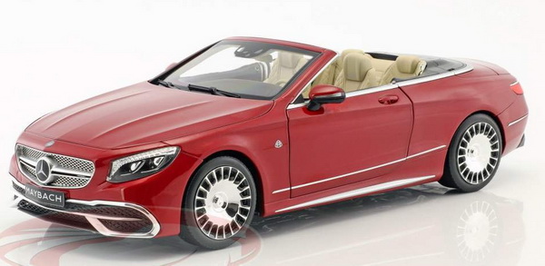 Модель 1:18 Mercedes-Maybach S 650 Cabrio - red met