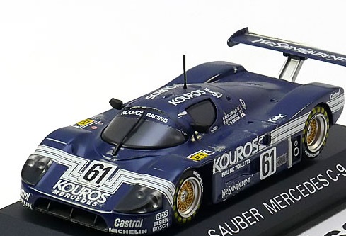 Модель 1:43 Sauber Mercedes C9 №61 «Kouros» Le Mans (Henri Pescarolo - Mike Thackwell - Hideki Okada)