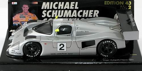 Модель 1:43 Sauber-Mercedes C291 №2 Autopolis Japan (Michael Schumacher)
