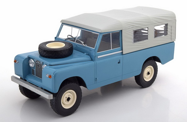 Модель 1:18 Land Rover 109 PickUp Series II 4x4 (с тентом) - blue/grey