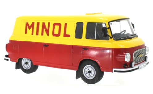Barkas B 1000 фургон "Minol" - yellow/red