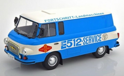 Barkas B 1000 фургон "Progress Service" - light blue MCG18211 Модель 1:18