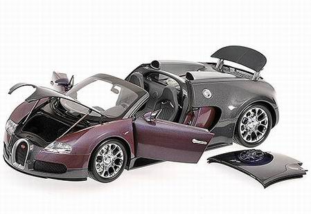 bugatti veyron gran sport - graphite/grey 100110830 Модель 1:18