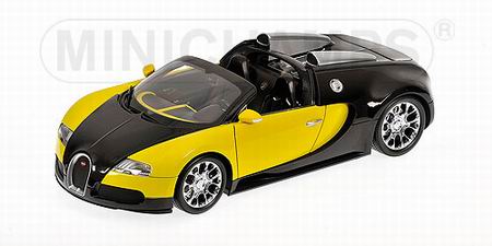 bugatti veyron gran sport - black/lemon 100110831 Модель 1:18