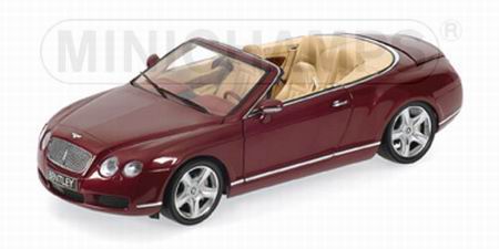 Модель 1:18 Bentley Continental GTC - red met