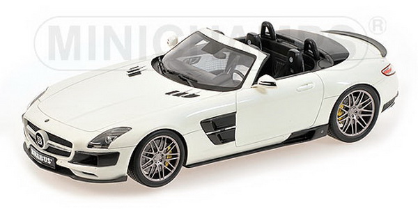 Модель 1:18 Mercedes-Benz Brabus SLS AMG Roadster - white