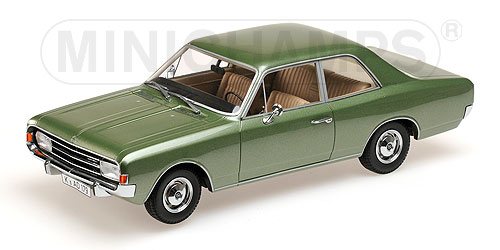 Модель 1:18 Opel Rekord C Saloon - green met