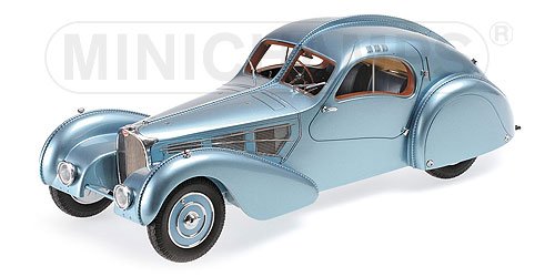 bugatti t 57 sc atlantic - blue met 107110320 Модель 1:18