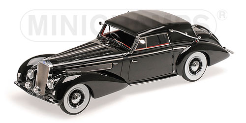 delage d8-120 cabrio - black 107115131 Модель 1:18