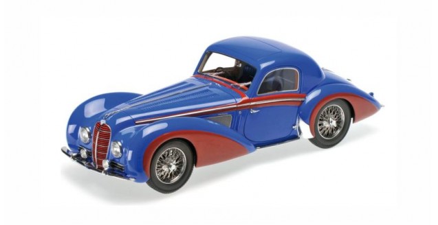 delahaye 145 v-12 coupe - blue/resd 107116121 Модель 1:18