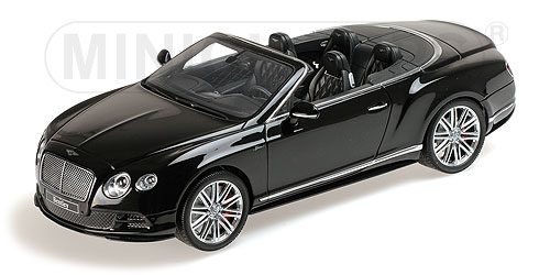 Модель 1:18 Bentley Continental GT Speed Convertible - black