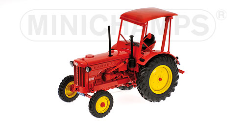 hanomag r35 - farm tractor with roof - red 109153071 Модель 1:18