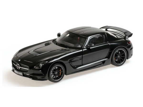 Модель 1:18 Mercedes-Benz SLS AMG Black Series - black met