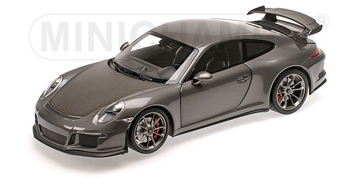 Модель 1:18 Porsche 911 GT3 (991) - grey met