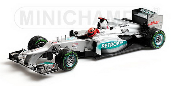 Модель 1:18 Mercedes-AMG Petronas F1 Team W03 №7 Brazil GP (Michael Schumacher - Last Race)