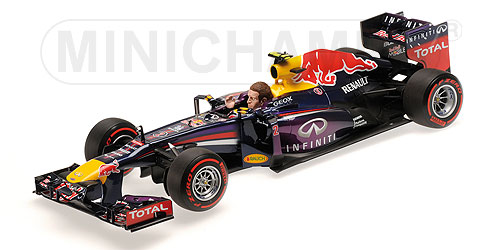 Модель 1:18 Infiniti Red Bull Racing Renault RB9 Last F1 RACE Brazil GP (Mark Webber)