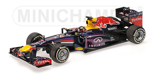 Модель 1:18 Infiniti Red Bull Racing Renault RB9 №1 Winner INDIAN GP, World Champion (Sebastian Vettel)
