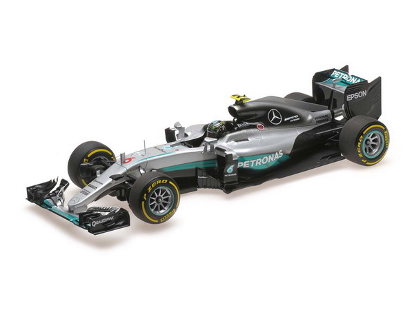 Модель 1:18 Mercedes-AMG Petronas Formula F1 Team F1 W07 Hybrid World Champion Abu Dhabi GP (Nico Rosberg)