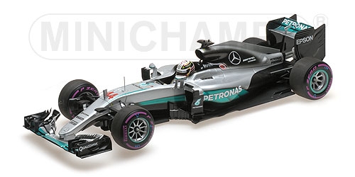 Модель 1:18 Mercedes-AMG Petronas Formula F1 Team F1 W07 Hybrid Winner Abu Dhabi GP (Lewis Hamilton)