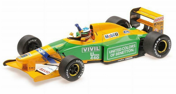 Модель 1:18 Benetton Ford B192 №18 GP Spa (Michael Schumacher 1st Victory) (L.E.1992pcs)